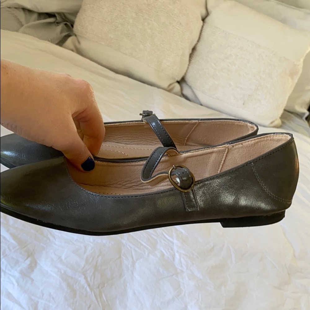 Trary Maryjane Flats grey